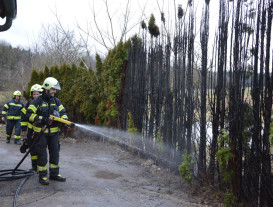 Einsatz: Heckenbrand